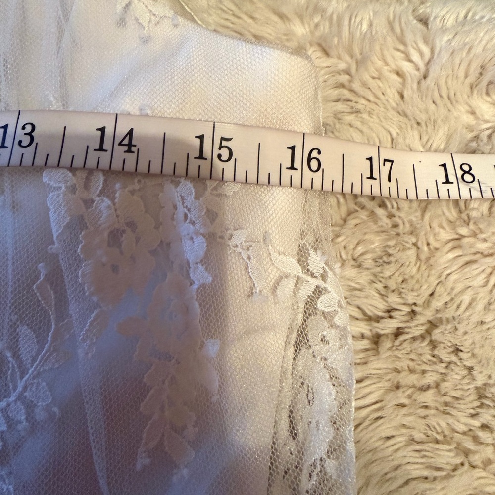 BHLDN White Lace Halter Tiered Maxi Dress - Picture 7 of 8